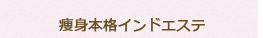 本格痩身インドエステ